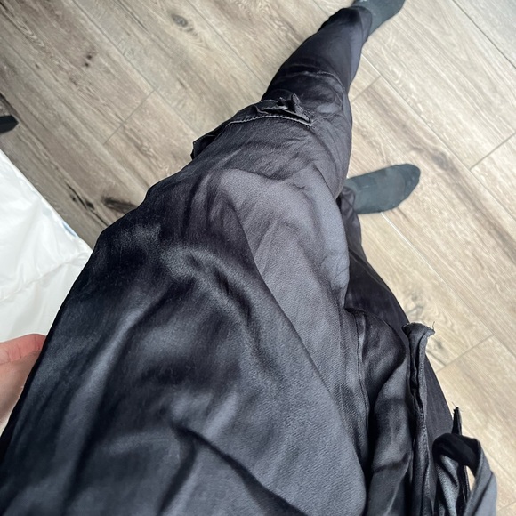 Silk Tie Up Trousers - Picture 2 of 6